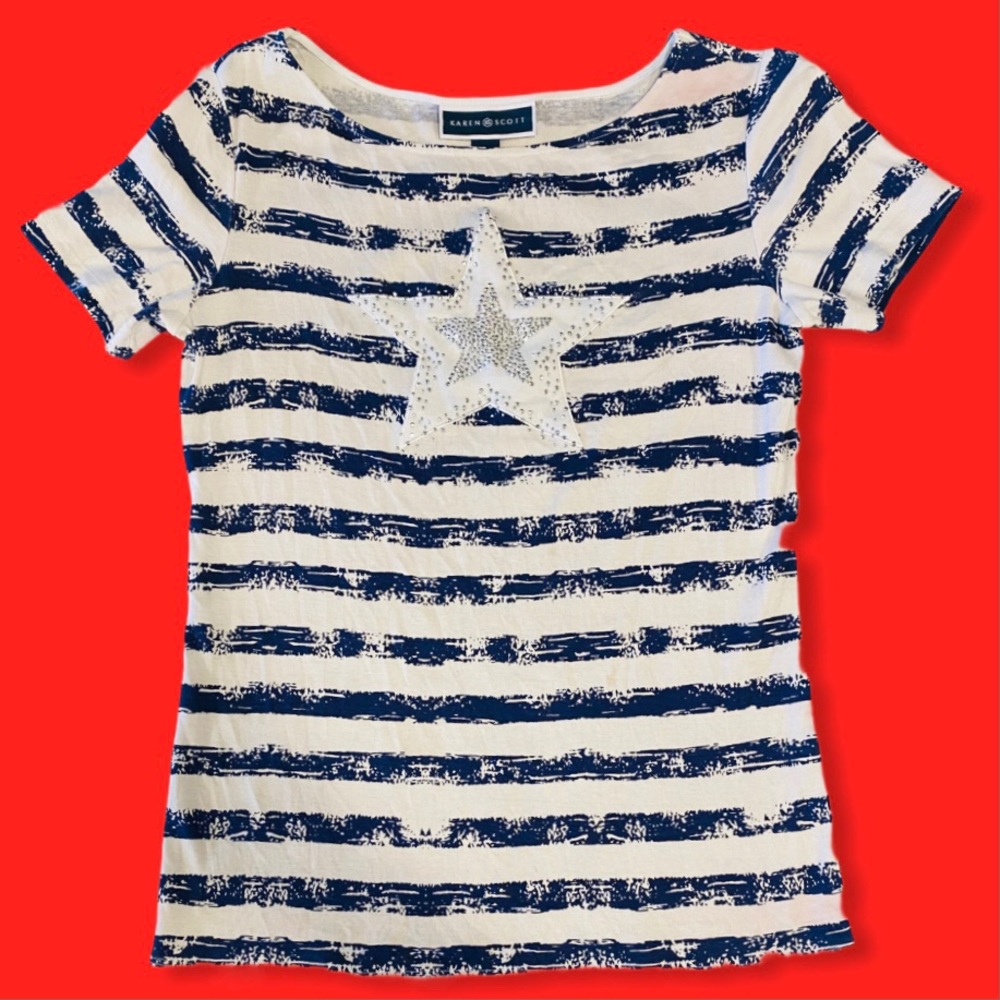 Striped Star Top - Picture 2 of 16